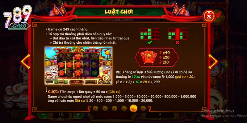 Luật lệ chi tiết về nổ hũ mang màu sắc Á Đông