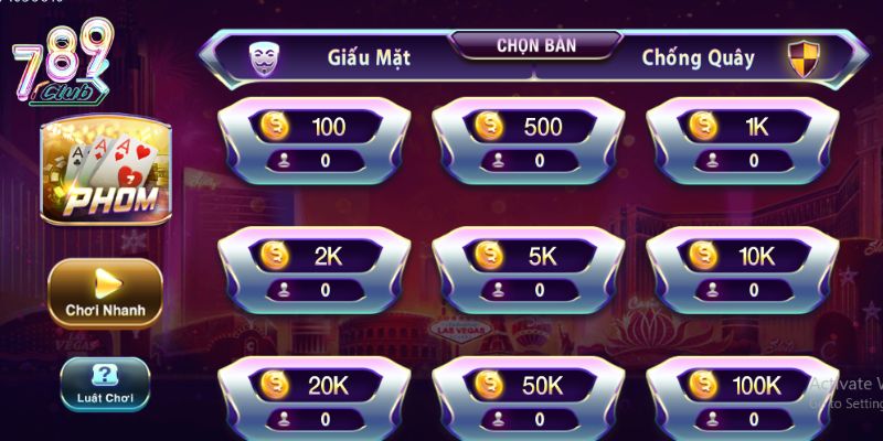 Quá trình vận hành trong một ván Phỏm