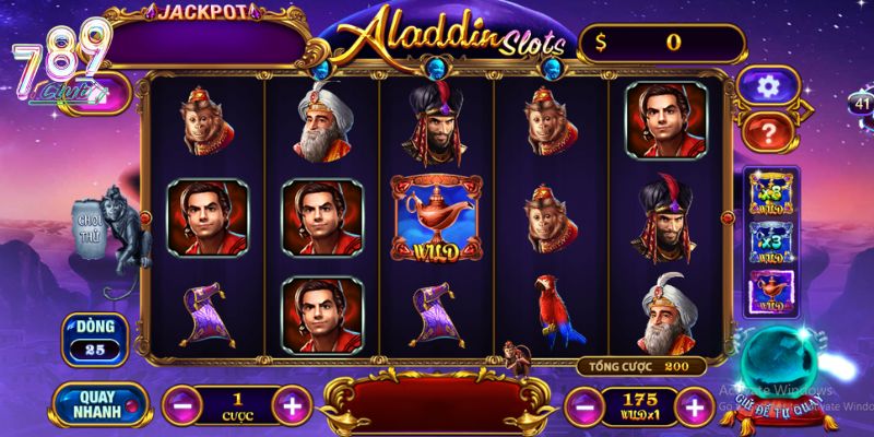 Thông tin cơ bản về thế giới huyền ảo đậm Trung Đông của Aladdin Slots